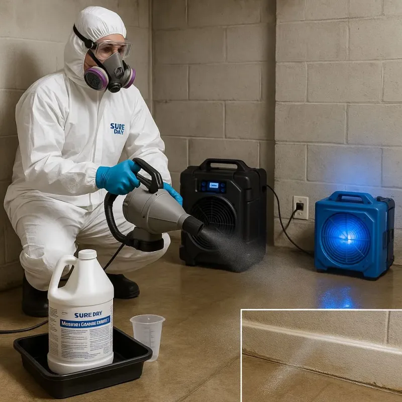 Sanitization and Odor Removal process in Reading, MI