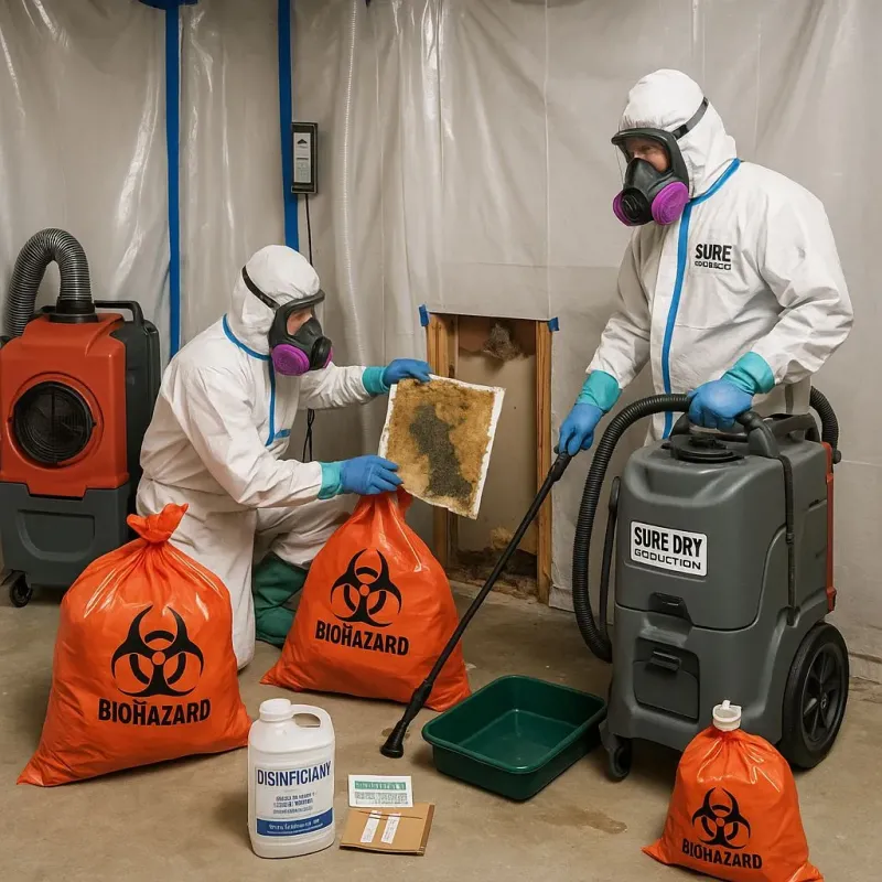 Contaminated Water Handling Protocols process in Reading, MI