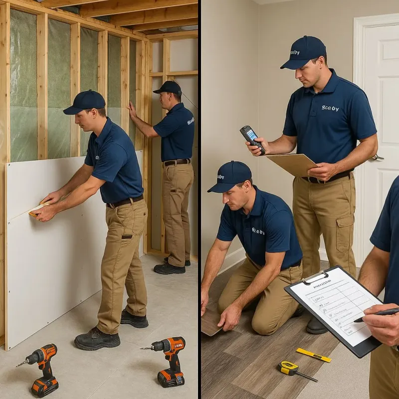 Repairs and Reconstruction process in Reading, MI